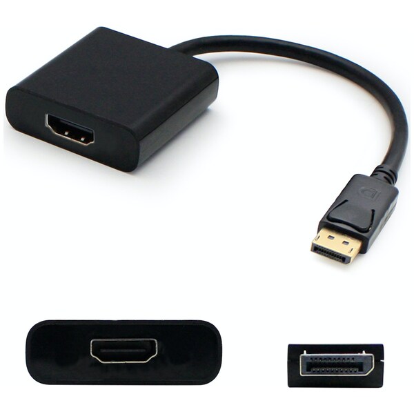 Add-On Addon Hp Qk108Av Compatible Displayport Male To Hdmi Female Black QK108AV-AO - main